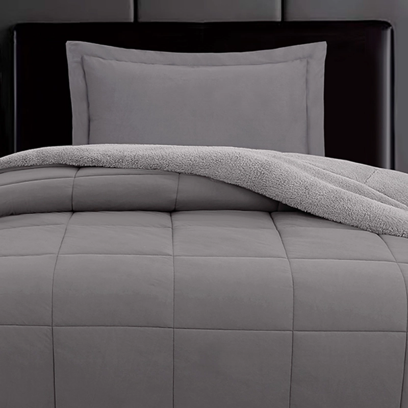 PLUMÓN ANDES VELVET MATTE 2 PLAZAS GRIS - 2