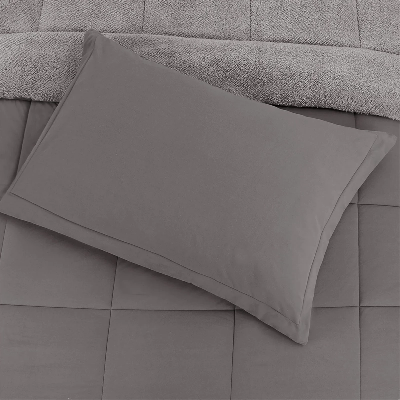 PLUMÓN ANDES VELVET MATTE 2 PLAZAS GRIS - 3