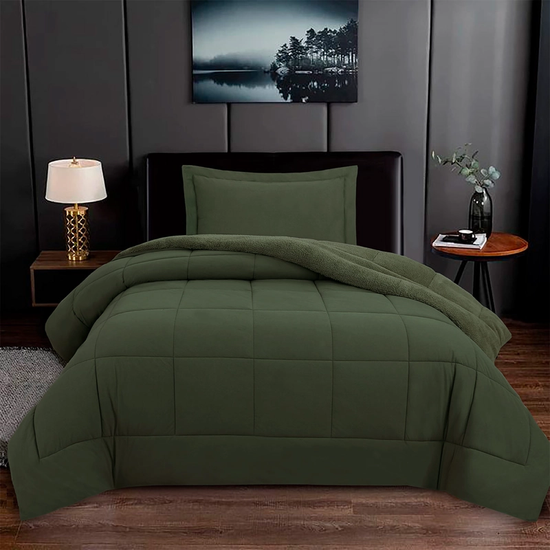 PLUMÓN ANDES VELVET MATTE 1.5 PLAZAS VERDE - 1