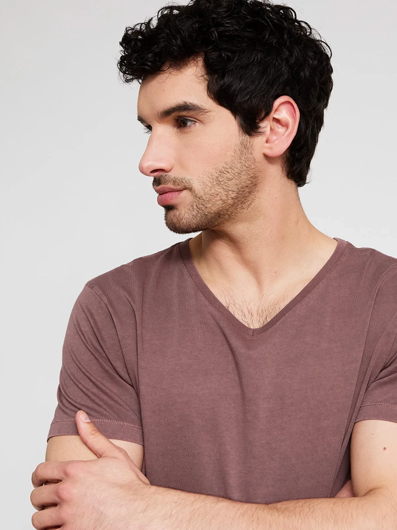POLERA HOMBRE BARBADOS ALGODÓN CUELLO V - 3