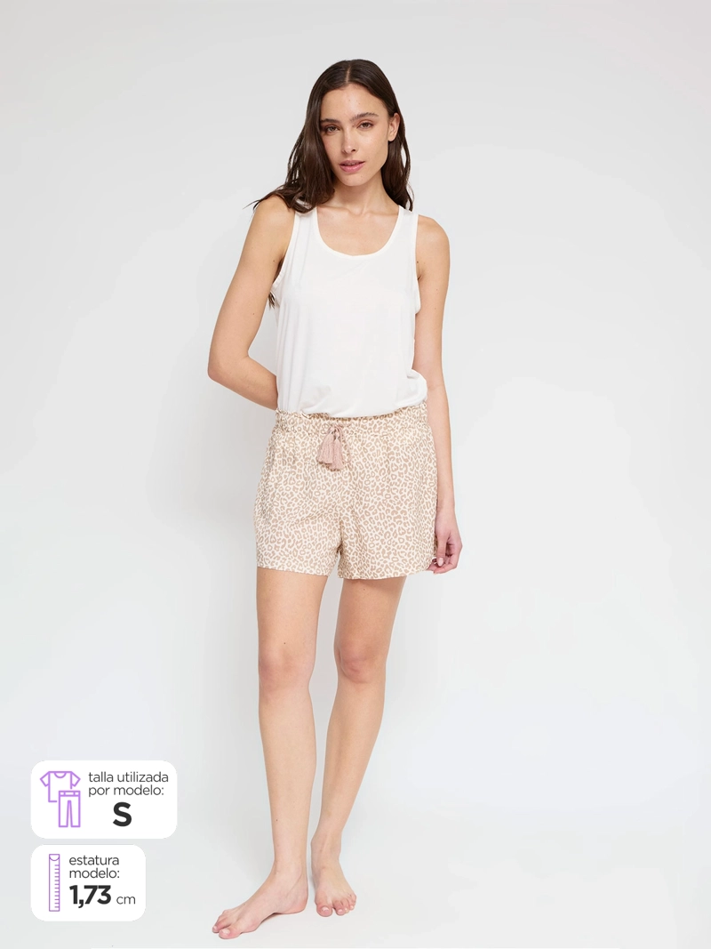 SHORT DE PIJAMA MUJER MARQUIS PRINT