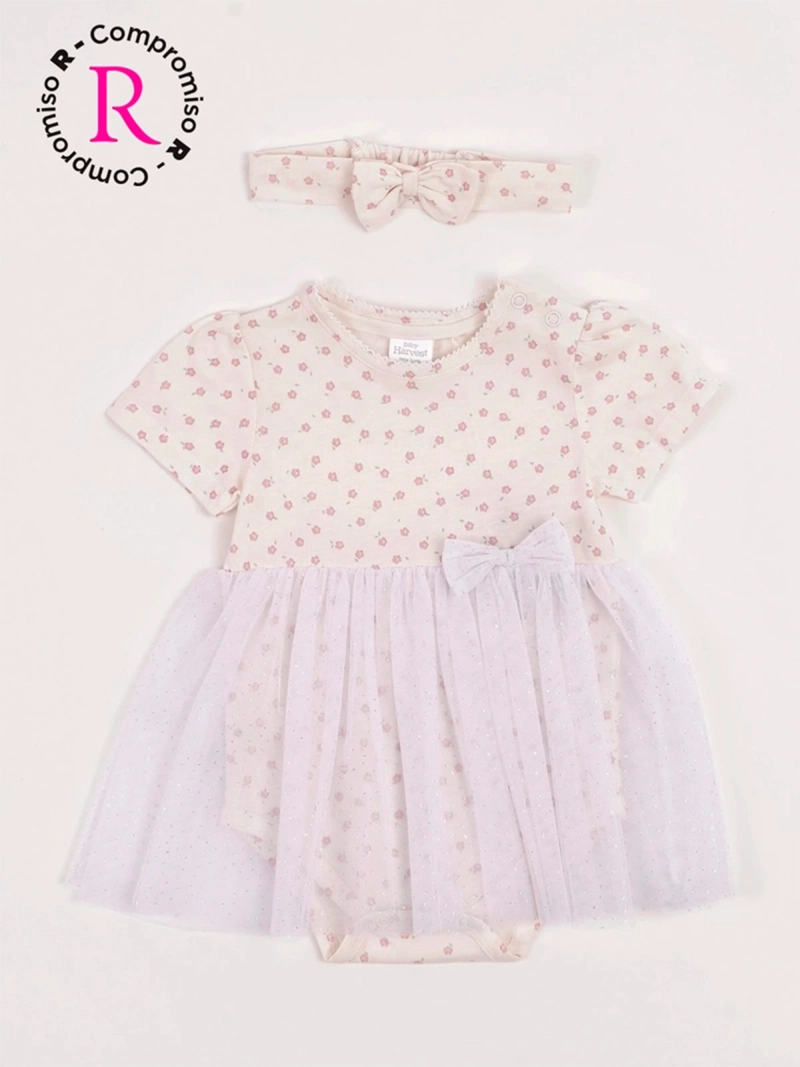 VESTIDO NIÑA BABY HARVEST ALGODÓN TULL - 1