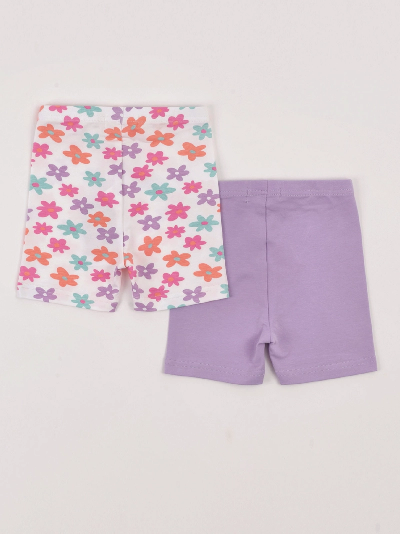 PACK X2 CALZA NIÑA BABY HARVEST ALGODÓN LISA Y ESTAMPADA - 2