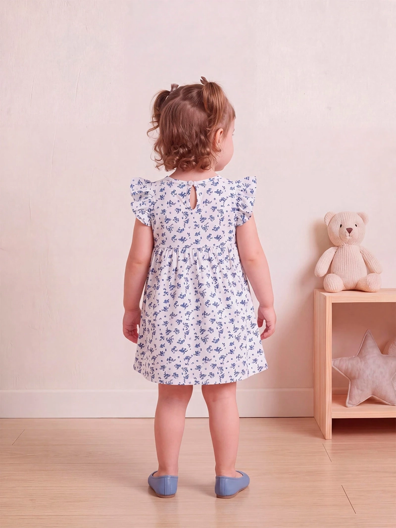 VESTIDO NIÑA BABY HARVEST ALGODÓN ESTAMPADO - 2