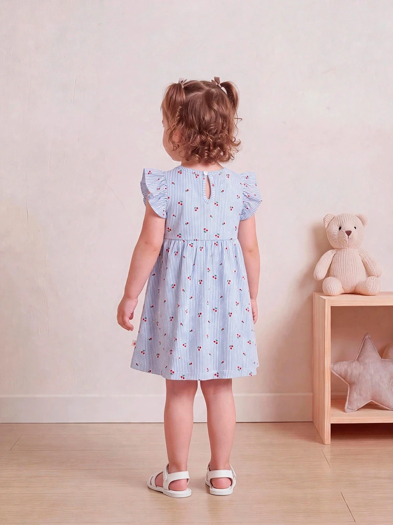 VESTIDO NIÑA BABY HARVEST ALGODÓN ESTAMPADO - 2