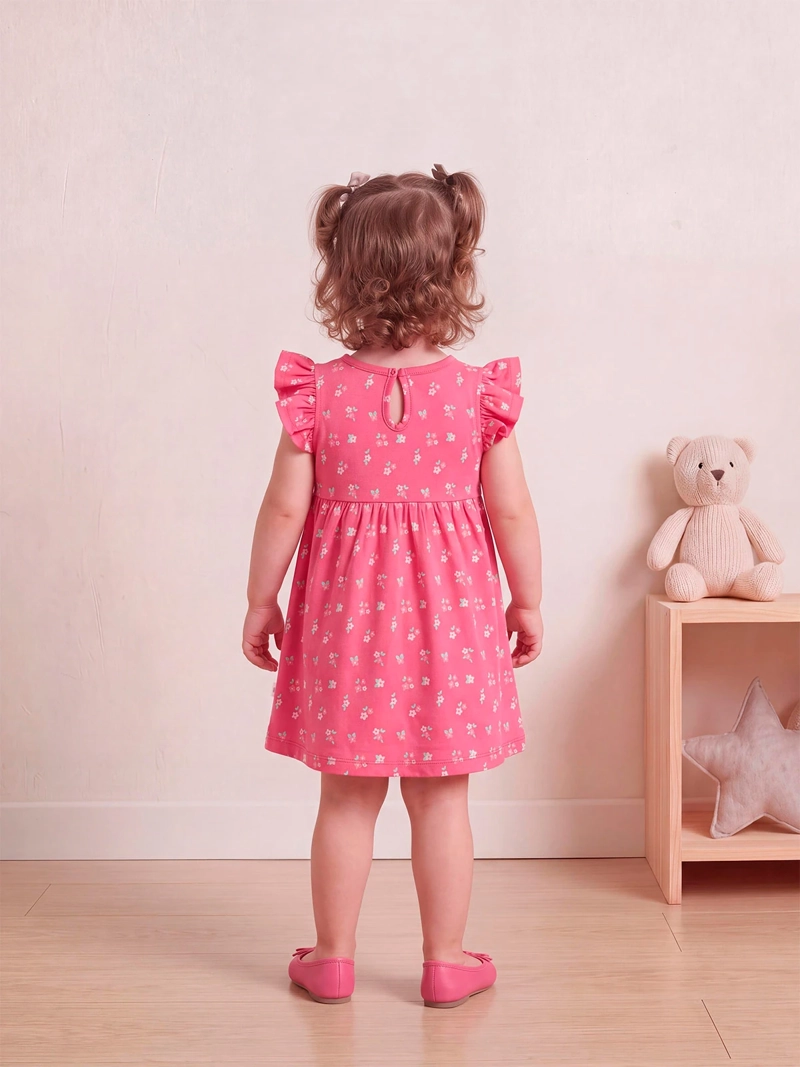 VESTIDO NIÑA BABY HARVEST ALGODÓN ESTAMPADO - 2