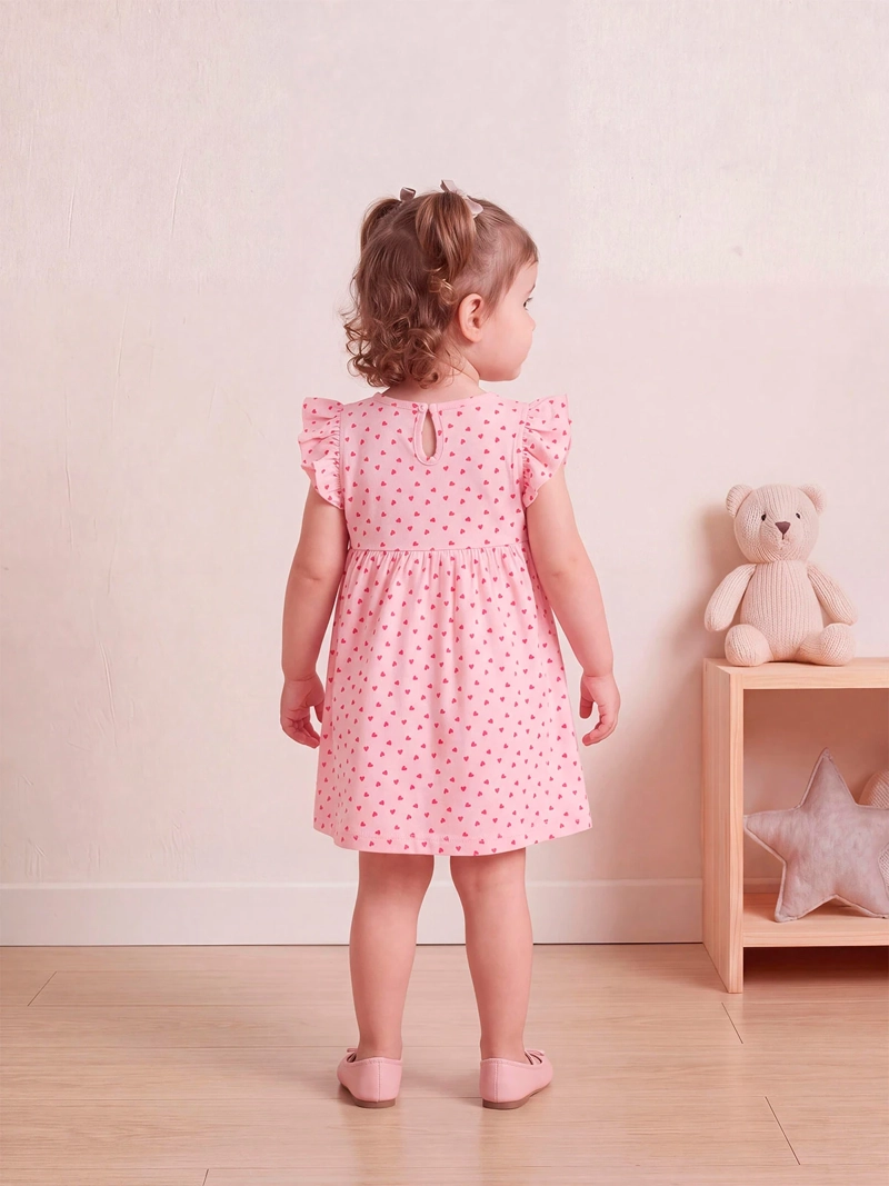 VESTIDO NIÑA BABY HARVEST ALGODÓN ESTAMPADO - 2