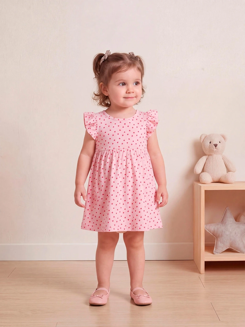 VESTIDO NIÑA BABY HARVEST ALGODÓN ESTAMPADO