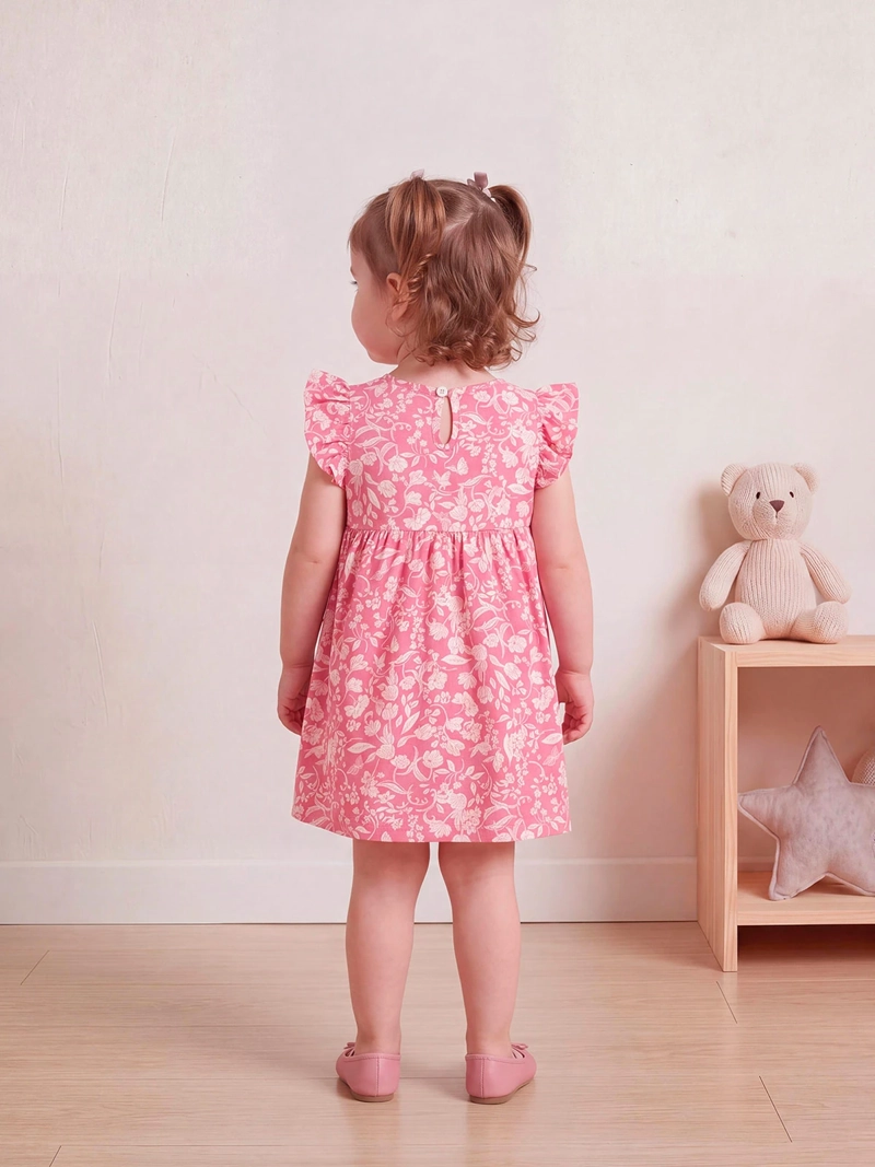 VESTIDO NIÑA BABY HARVEST ALGODÓN ESTAMPADO - 2