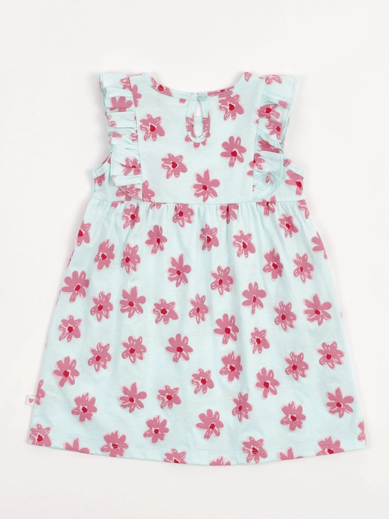 VESTIDO NIÑA BABY HARVEST ALGODÓN VUELOS ESTAMPADO - 4
