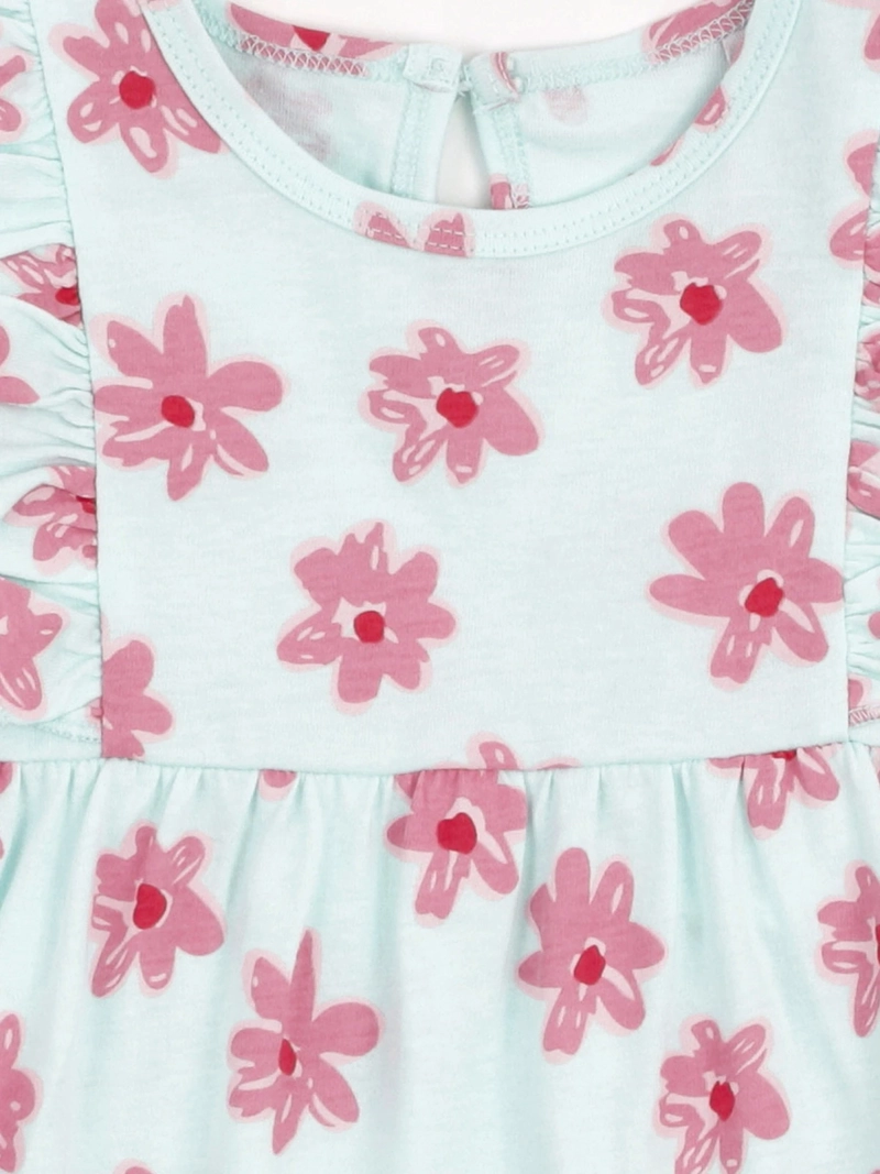 VESTIDO NIÑA BABY HARVEST ALGODÓN VUELOS ESTAMPADO - 5