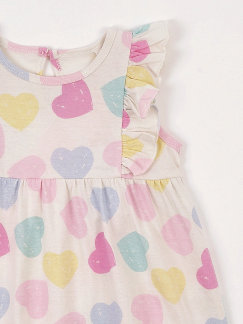 VESTIDO NIÑA BABY HARVEST ALGODÓN VUELOS ESTAMPADO - 5