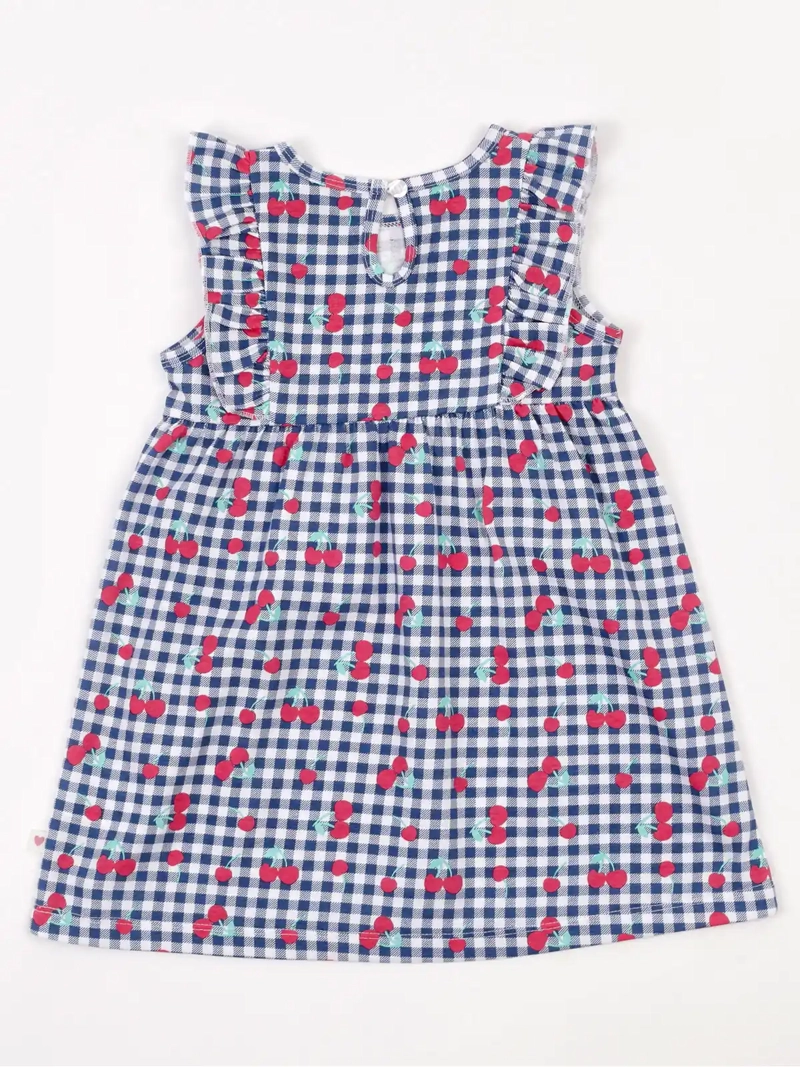 VESTIDO NIÑA BABY HARVEST ALGODÓN VUELOS ESTAMPADO - 4