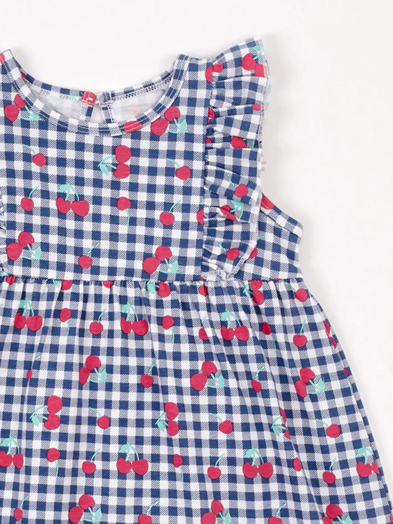 VESTIDO NIÑA BABY HARVEST ALGODÓN VUELOS ESTAMPADO - 5