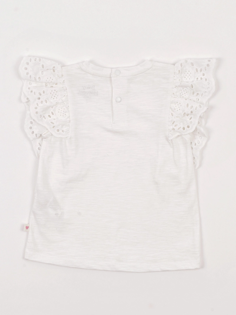 POLERA NIÑA BABY HARVEST ALGODÓN SIN MANGAS BRODERIE - 4