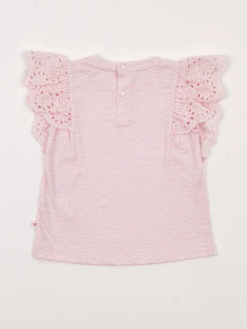 POLERA NIÑA BABY HARVEST ALGODÓN SIN MANGAS BRODERIE - 4