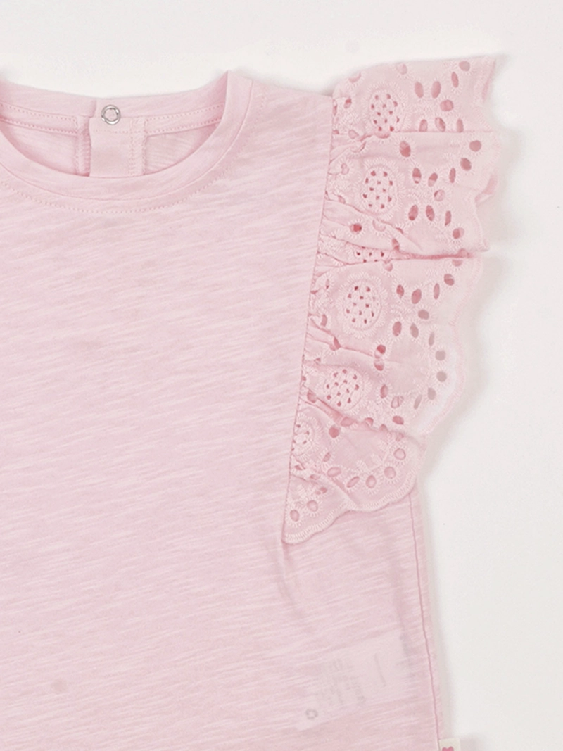 POLERA NIÑA BABY HARVEST ALGODÓN SIN MANGAS BRODERIE - 5