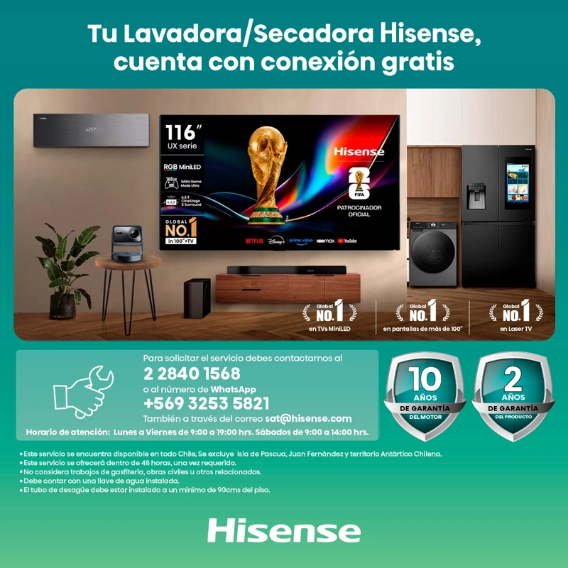 LAVADORA SECADORA HISENSE WD3S1243BT1 12KG 8KG GRAFITO - 14