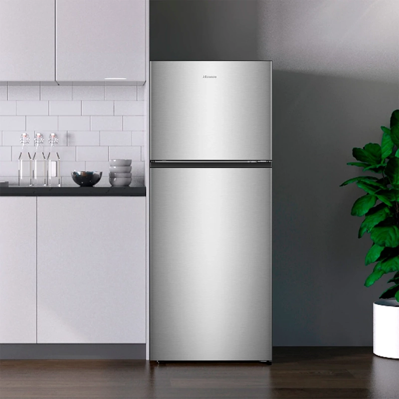REFRIGERADOR TOP FREEZER HISENSE RT488N4ASU1 382L NO FROST PLATA - 5