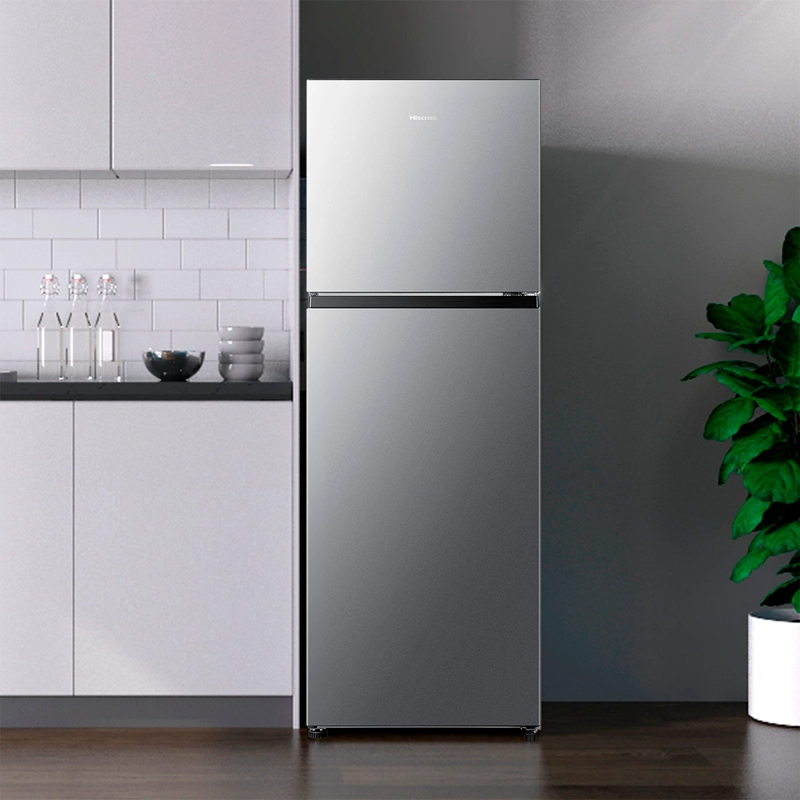REFRIGERADOR TOP FREEZER HISENSE RT418N4ASU1 326L NO FROST PLATA - 4