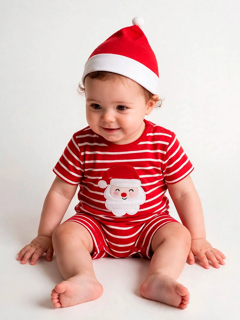 CONJUNTO BOMBACHO UNISEX BABY HARVEST NAVIDAD  - 4