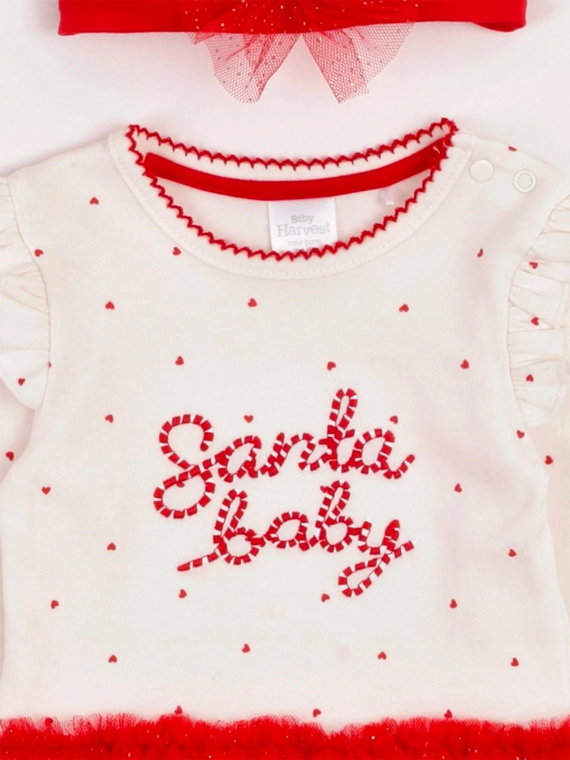 CONJUNTO NIÑA BABY HARVEST ALGODÓN NAVIDAD - 3