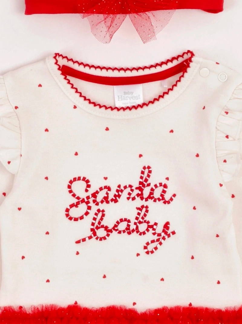 CONJUNTO NIÑA BABY HARVEST ALGODÓN NAVIDAD - 5