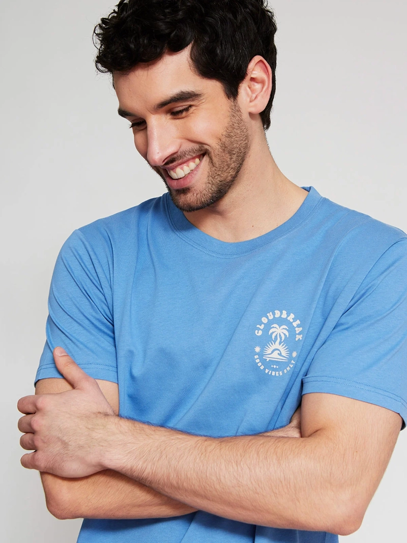POLERA HOMBRE CLOUDBREAK ALGODÓN MANGA CORTA - 3