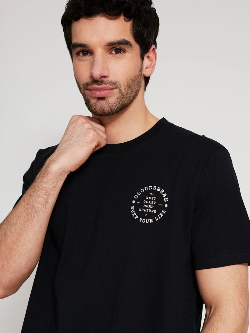 POLERA HOMBRE CLOUDBREAK ALGODÓN MANGA CORTA - 3
