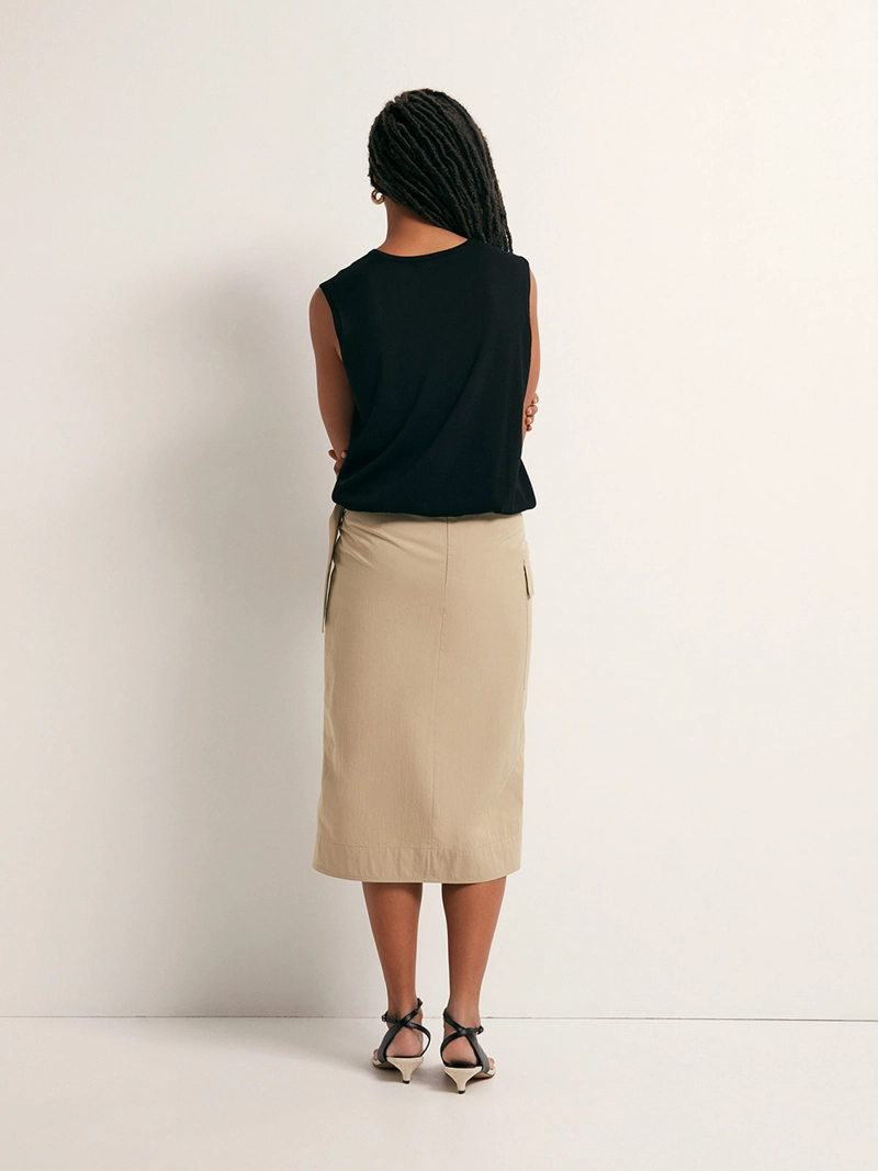 FALDA MUJER SFERA ALGODÓN CARGO - 4