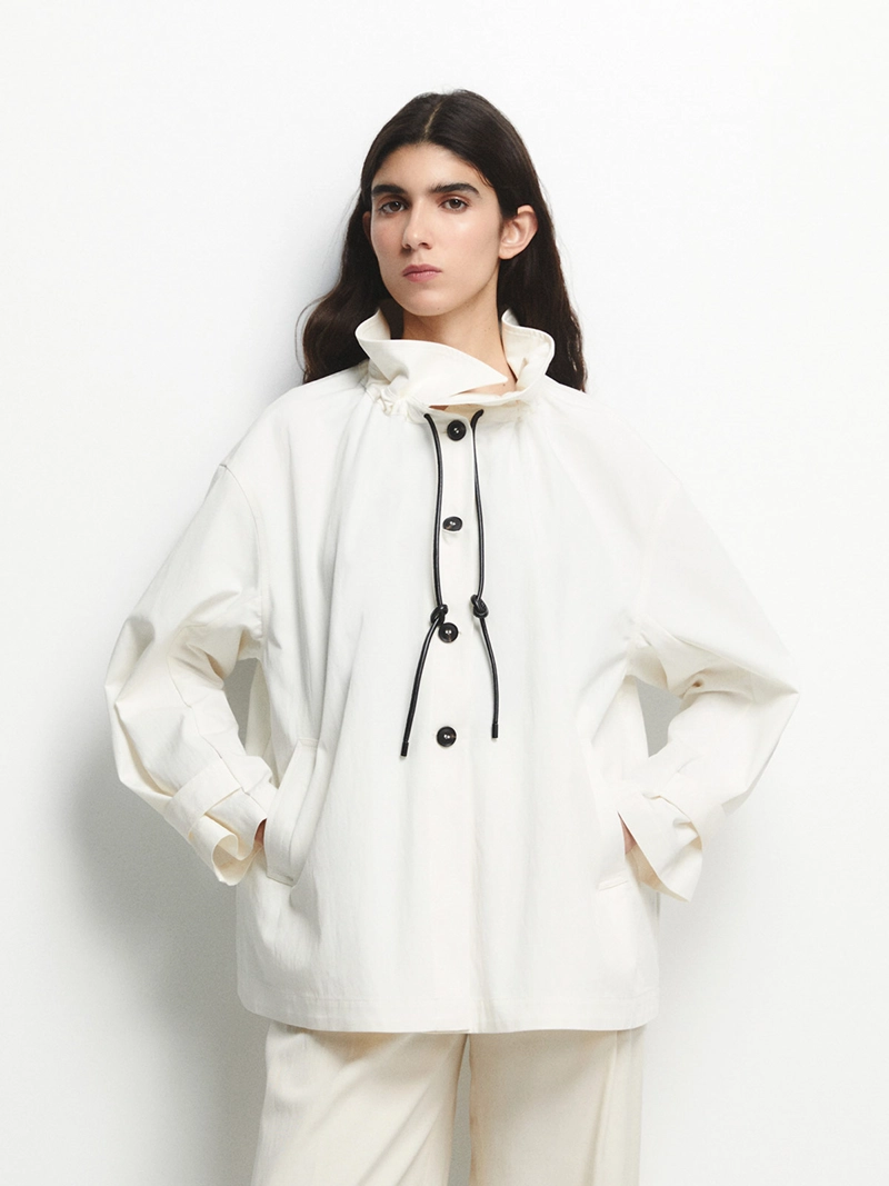 CHAQUETA MUJER SFERA ALGODÓN CORTA - 3