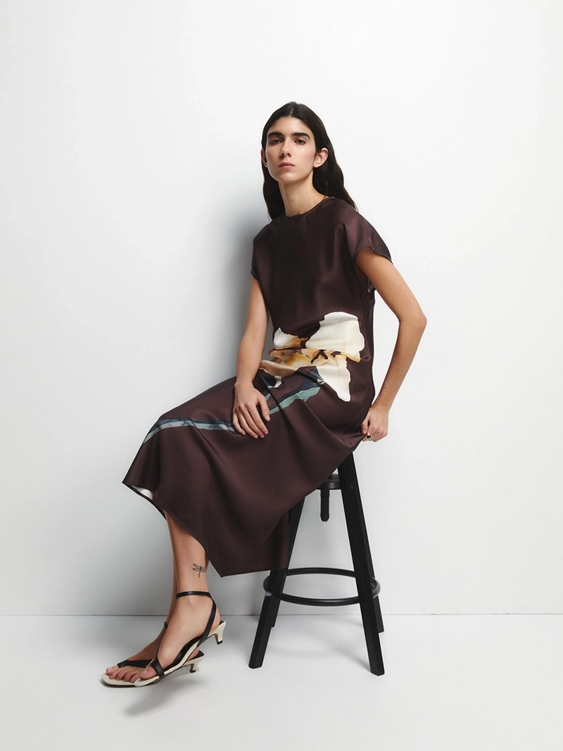 VESTIDO MUJER SFERA SATÍN - 10