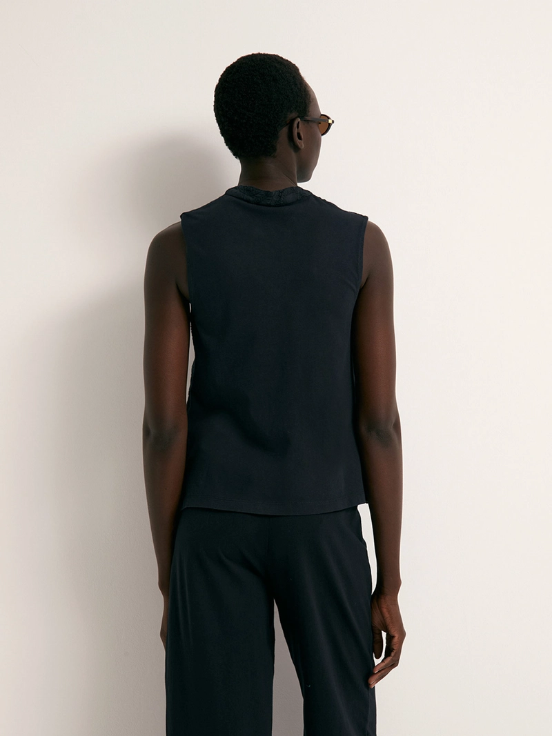 BLUSA MUJER SFERA ALGODÓN BORDADO - 4