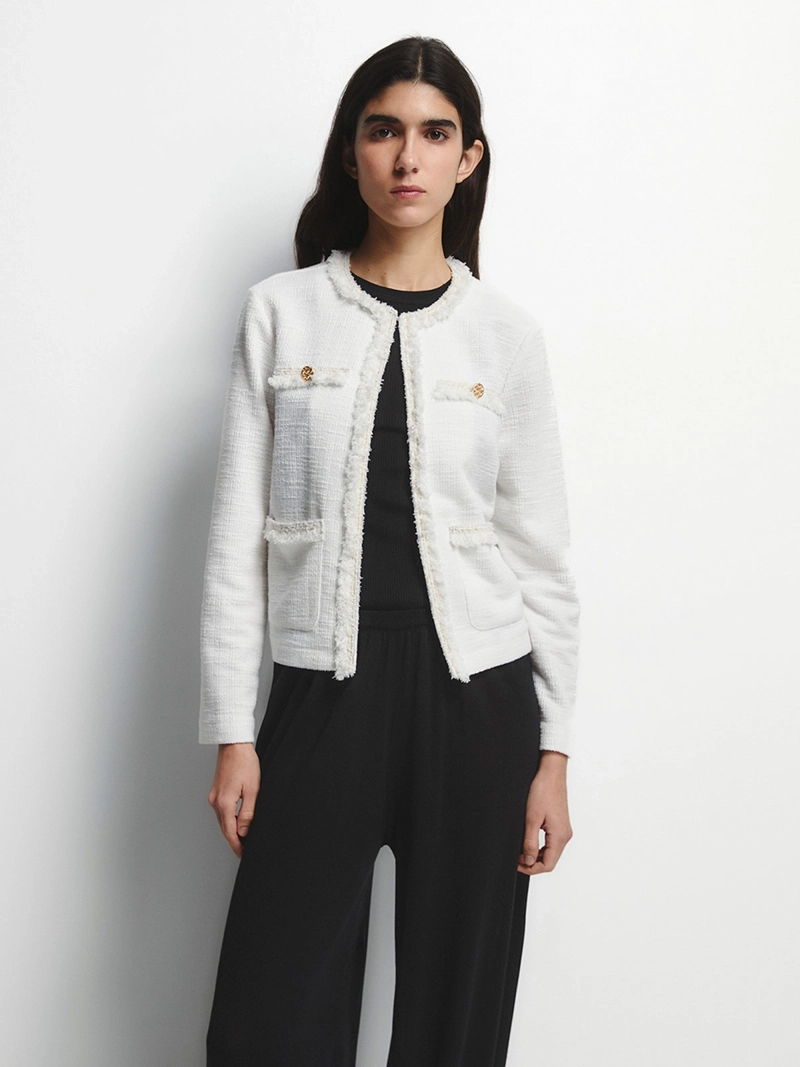 CHAQUETA MUJER SFERA TEXTURA - 3