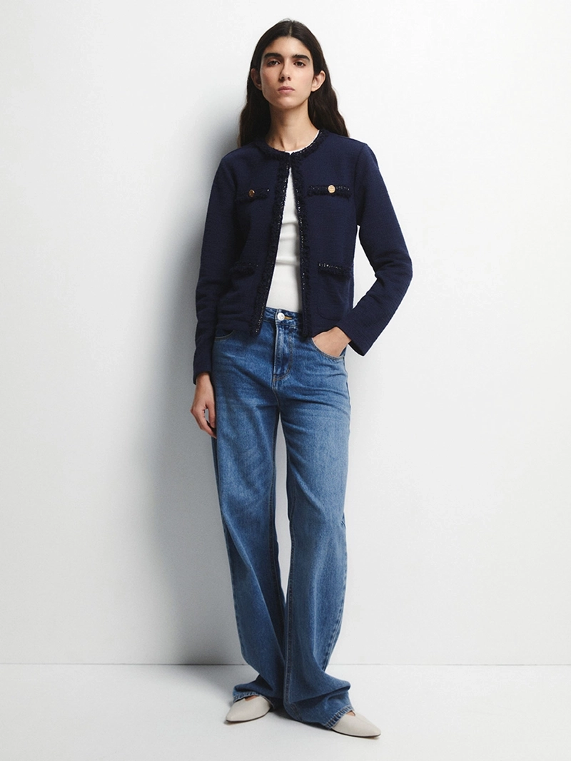CHAQUETA MUJER SFERA TEXTURA - 1