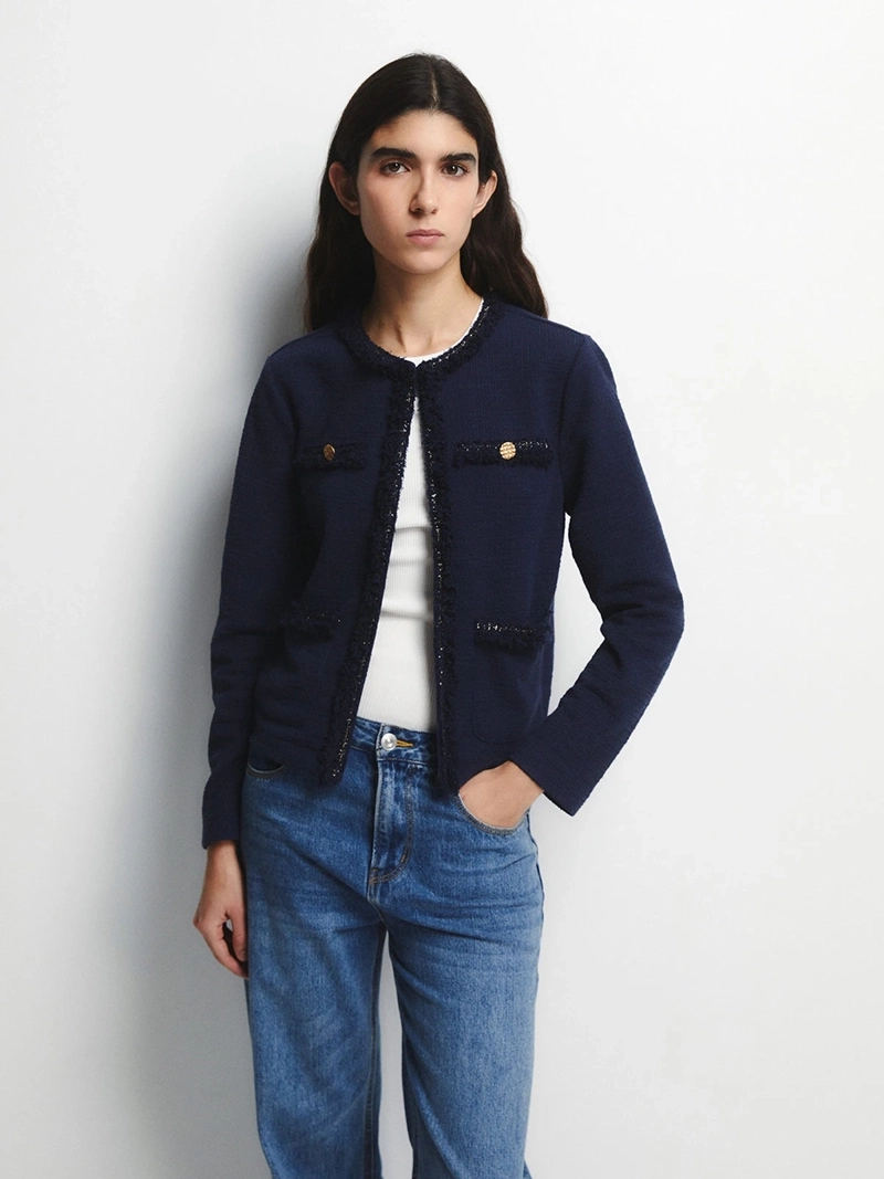 CHAQUETA MUJER SFERA TEXTURA - 4