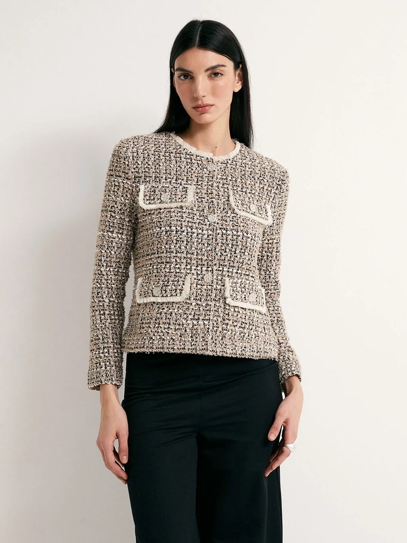 CHAQUETA MUJER SFERA TEXTURA - 3