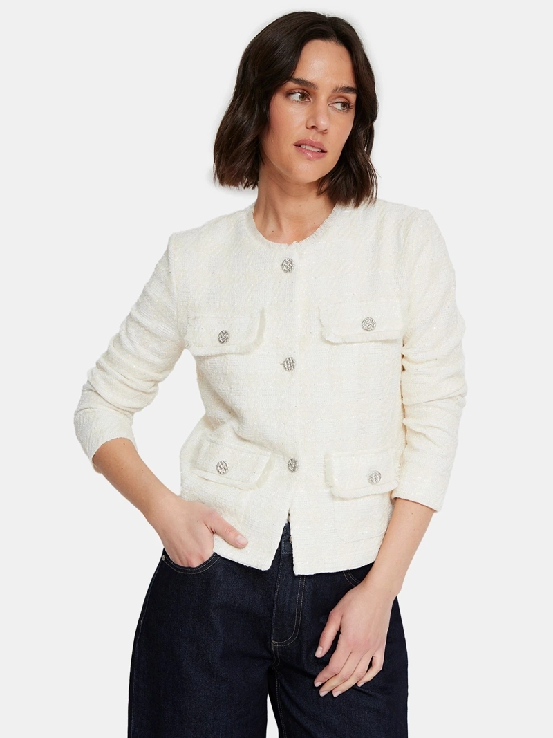 CHAQUETA MUJER SFERA TEXTURA - 3