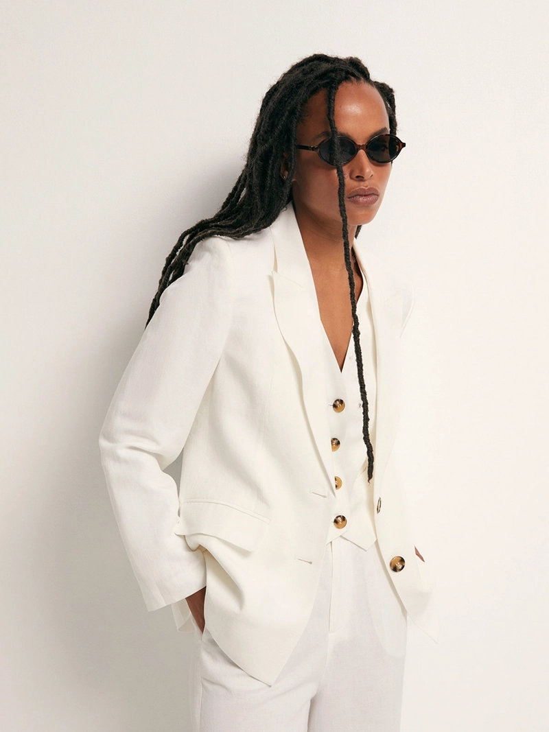 BLAZER MUJER SFERA LINO  - 2