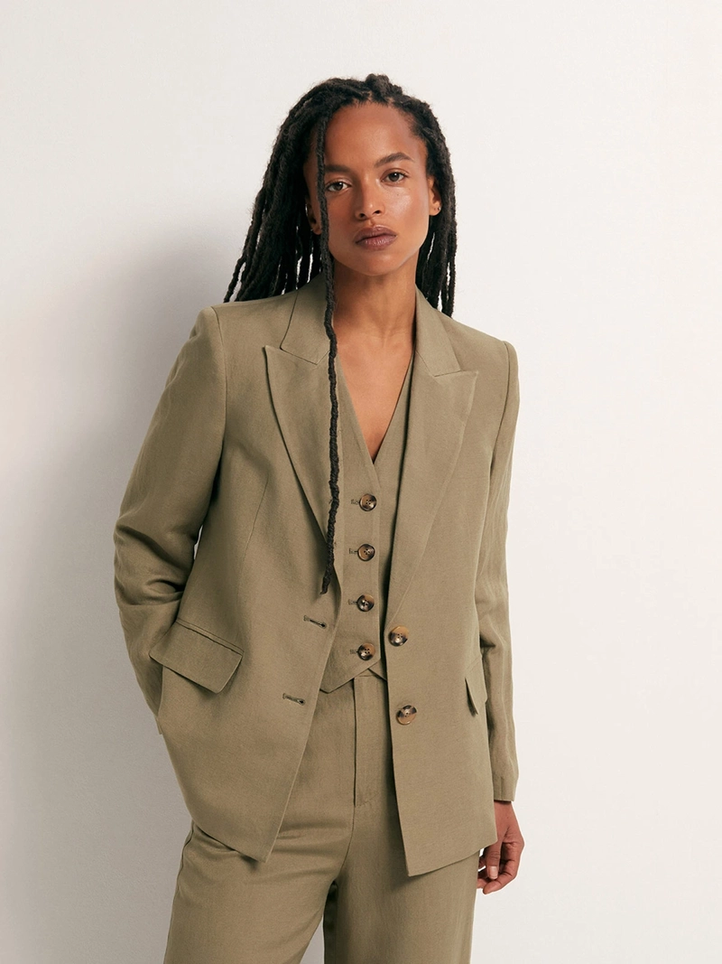 BLAZER MUJER SFERA LINO  - 2