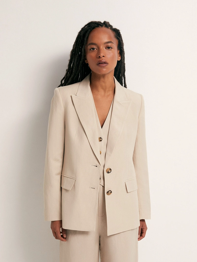 BLAZER MUJER SFERA LINO  - 2