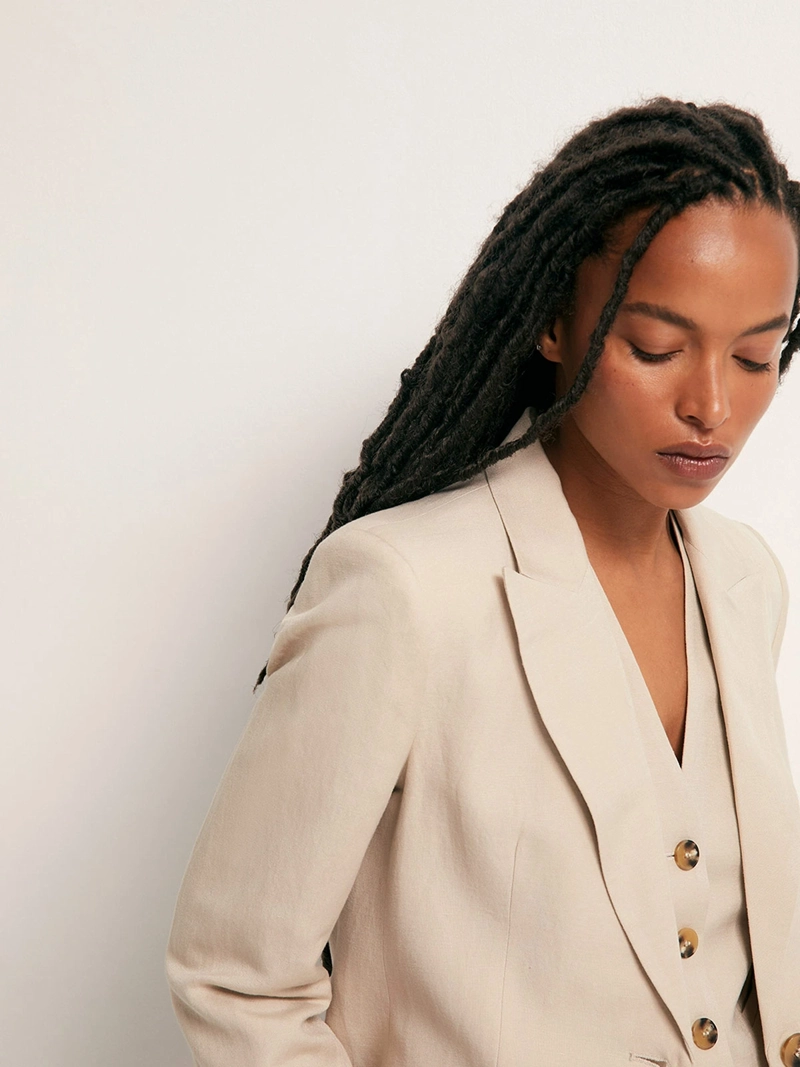 BLAZER MUJER SFERA LINO  - 5