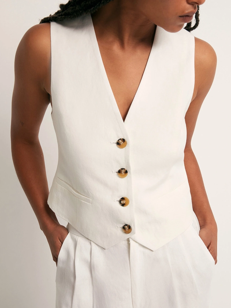 BLAZER MUJER SFERA LINO  - 5