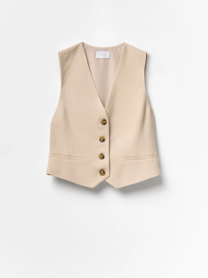 BLAZER MUJER SFERA LINO  - 6