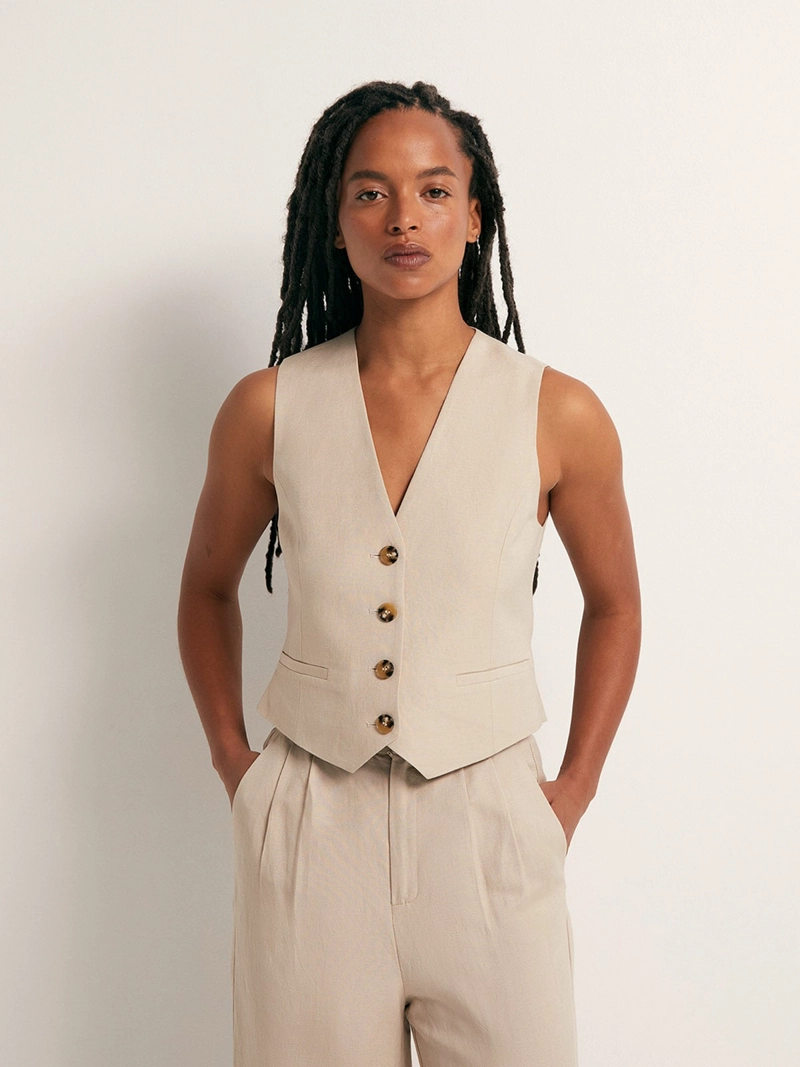 BLAZER MUJER SFERA LINO  - 2