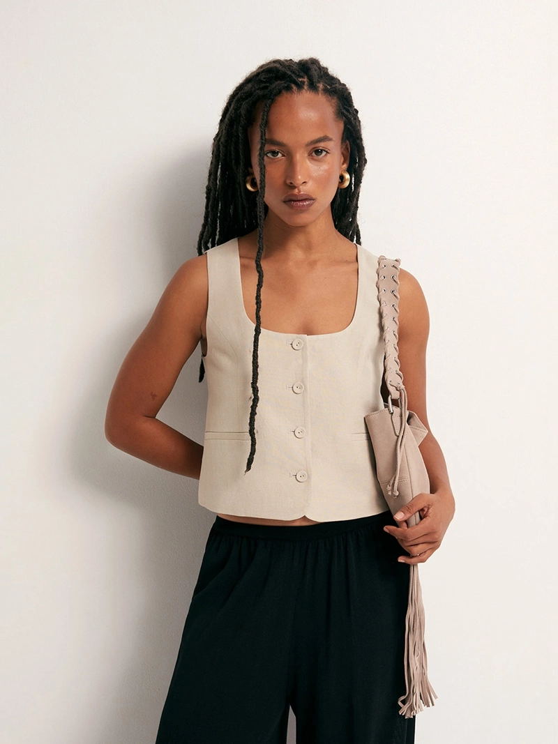 BLAZER MUJER SFERA LINO  - 2