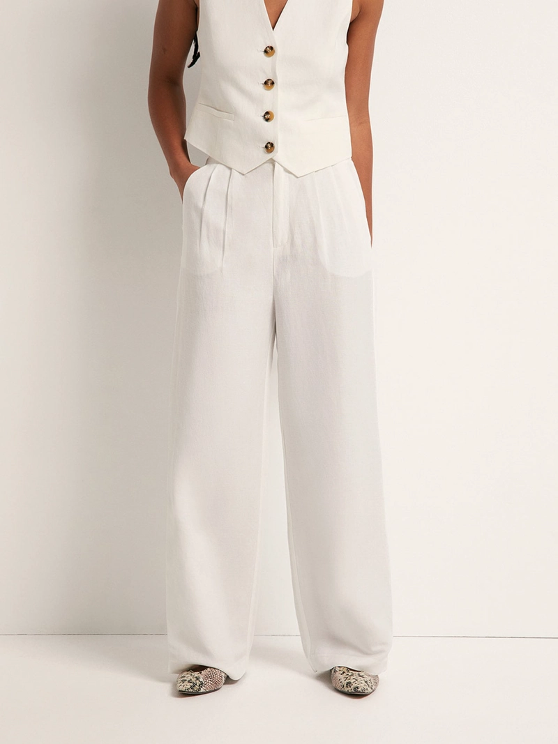 PANTALÓN MUJER SFERA LINO  - 2
