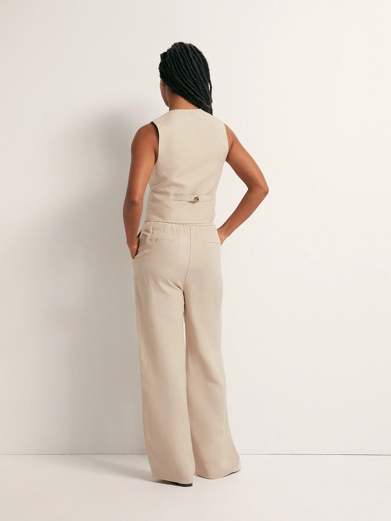 PANTALÓN MUJER SFERA LINO  - 4