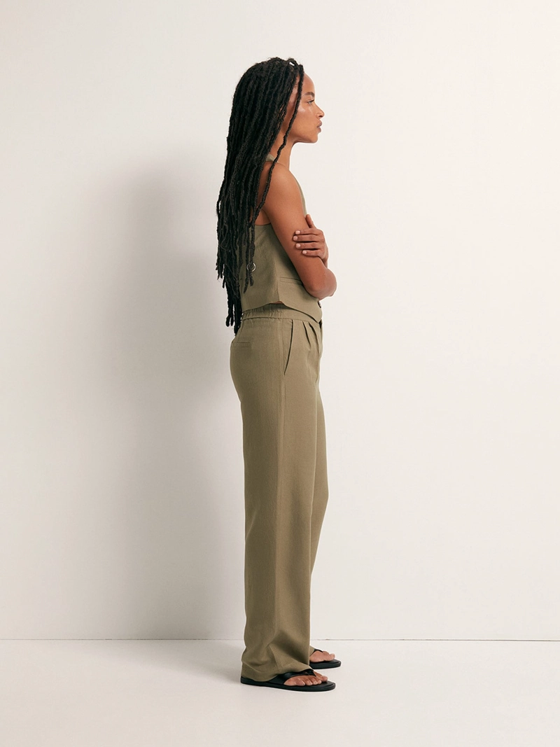 PANTALÓN MUJER SFERA LINO  - 3