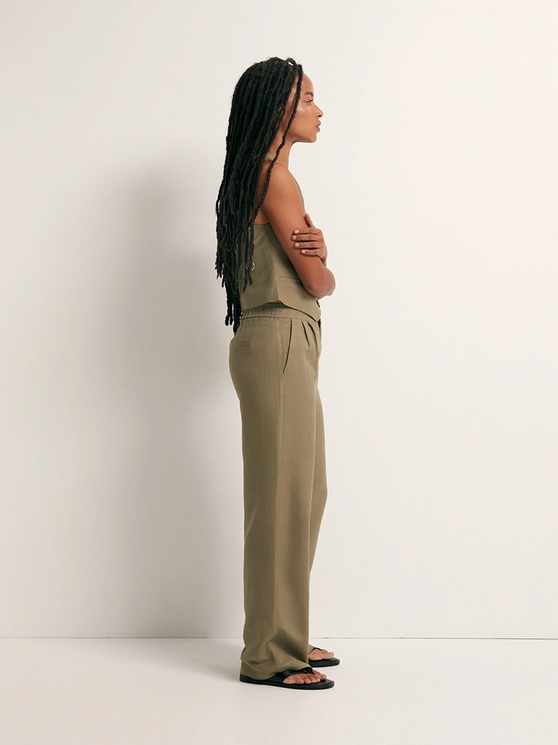 PANTALÓN MUJER SFERA LINO  - 3